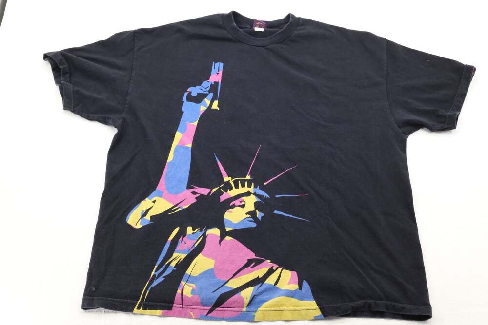 Akomplice Reserve Statue of Liberty Camo Graphic T-Shirt